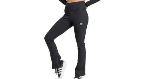 RIB FLARED PANT