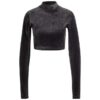 VELVET CROP TOP