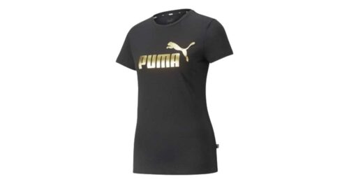 PUMA ESS+ METALLIC LOGO TEE