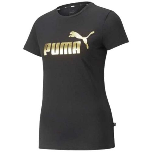 PUMA ESS+ METALLIC LOGO TEE