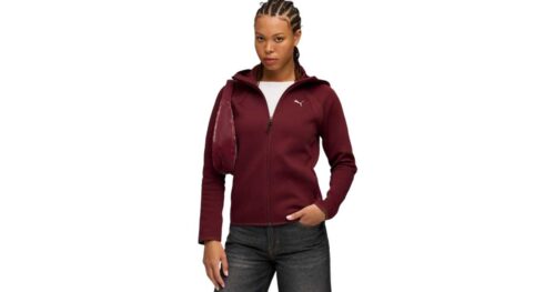 PUMA EVOSTRIPE FULL-ZIP HOODIE DK