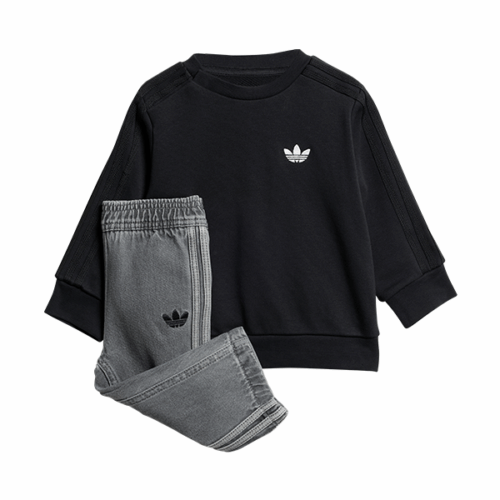 DENIM CREW SET