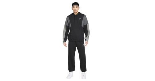 M NK CLUB FLEECE HDED TRACK GX