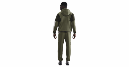 M NK CLUB FLEECE HDED TRACK GX