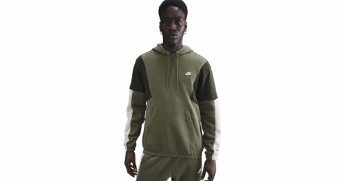 M NK CLUB FLEECE HDED TRACK GX